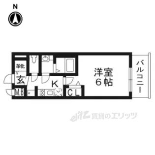 プレサンスTHEKYOTO彩美【3階】の間取り