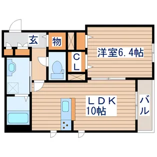 シェバト【2階】の間取り