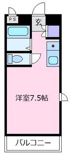スプリングコート【2階】の間取り