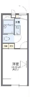 レオパレスカンフォタブル伊倉I【1階】の間取り