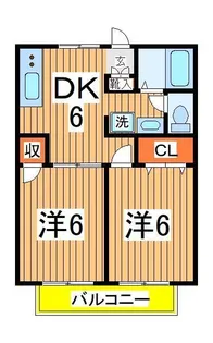 バケーロ A【1階】の間取り