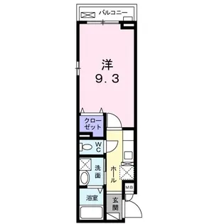アロッジオ指月【2階】の間取り