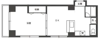 スカイプラザ笹塚【7階】の間取り