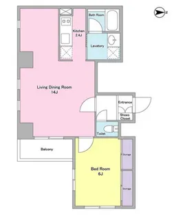 CASA DE FLORA【4階】の間取り