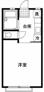 百合ハイム【1階】の間取り