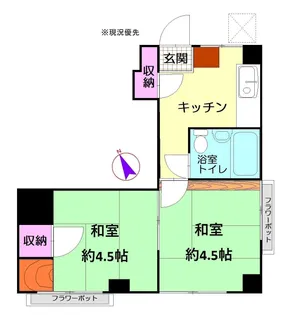 プラスビル【4階】の間取り