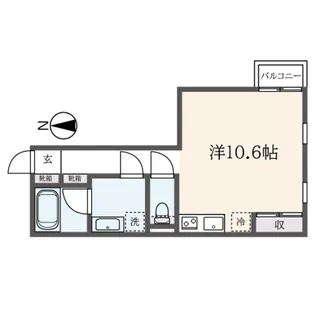 モン・サン・リュール経堂【2階】の間取り