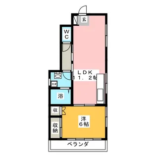 エムハイツ【2階】の間取り