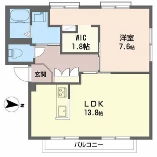 コーポ松浦 D棟【1階】の間取り