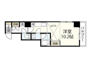 プロヴァンス宝町【3階】の間取り