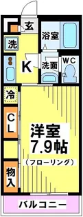 リブリ・調布【1階】の間取り
