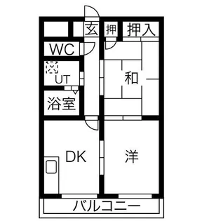 クラシティ御幸【3階】の間取り