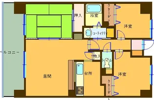 ローヤルシティ西尾久【5階】の間取り