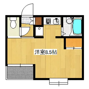 川崎櫓橋マンション【7階】の間取り