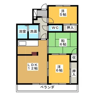 マンションFTY【4階】の間取り
