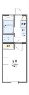 レオパレス田園1【2階】の間取り