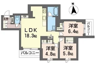 オアシス アルファ【2階】の間取り