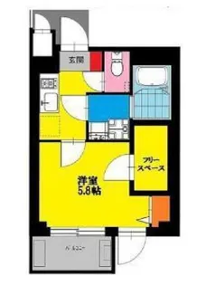 b CASA寿(ビーカーサ寿)【3階】の間取り