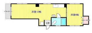大惣ビル【4階】の間取り