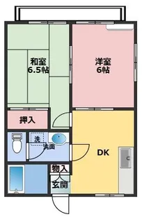 サンフォーレ八幡【2階】の間取り