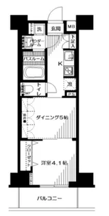 日神デュオステージ浅草三筋【4階】の間取り