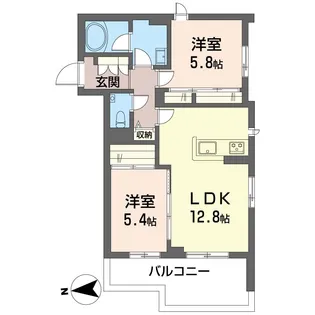 【新築】ホクレアセンター北【SHM】【1階】の間取り