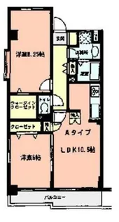 グリーンヒルズ古淵【3階】の間取り