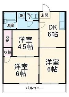 グリーンコートA【1階】の間取り