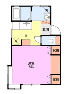 グリーンハイツ【1階】の間取り