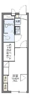 レオパレスさくら【2階】の間取り