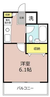 E’Sハイツ【6階】の間取り