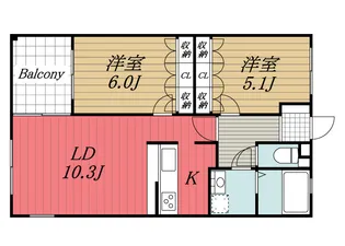 KDビル NO.4【1階】の間取り