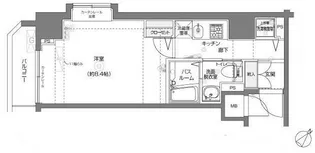フェニックス横濱関内BAY MARKS【9階】の間取り