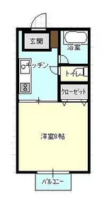 フェアリーハウス【2階】の間取り
