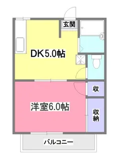 メゾンラフォーレ【1階】の間取り