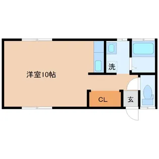 サンフラット【2階】の間取り