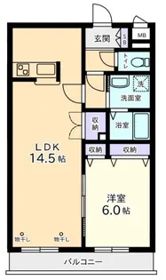 エクセルコート【3階】の間取り