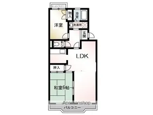 セントラルハイツ三和I【1階】の間取り