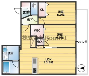 Hebelmaisonベルパージュ(ヘーベルメゾンベルパージュ)【3階】の間取り