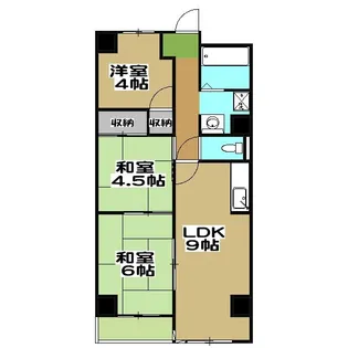 アップス嵯峨野【2階】の間取り