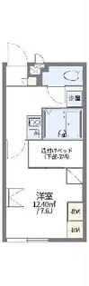 レオパレス浜龍3【1階】の間取り