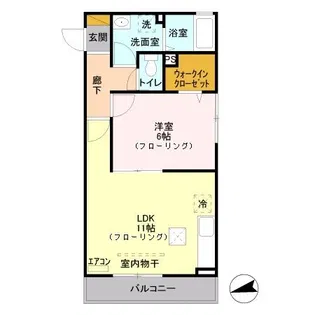 フルール さくら【1階】の間取り