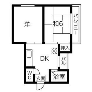 エクセル大橋【3階】の間取り