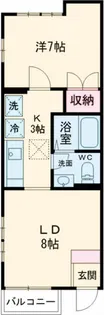 クレセント・91【1階】の間取り