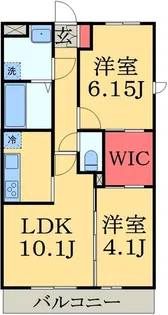 プチクールV【2階】の間取り