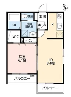 MTレジデンス立場【1階】の間取り