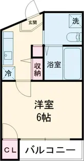 シティ八幡山【1階】の間取り
