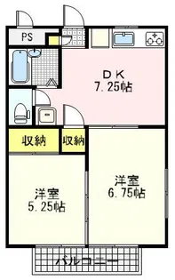 ハイツ篠崎公園【3階】の間取り