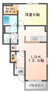 サーフサイド【1階】の間取り