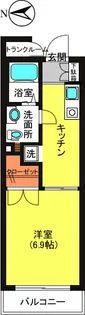ヴェルデ・ベージュ【1階】の間取り